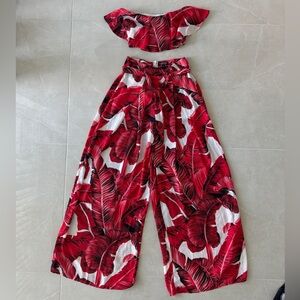 Fashion Nova Set Tropical 2 Piece